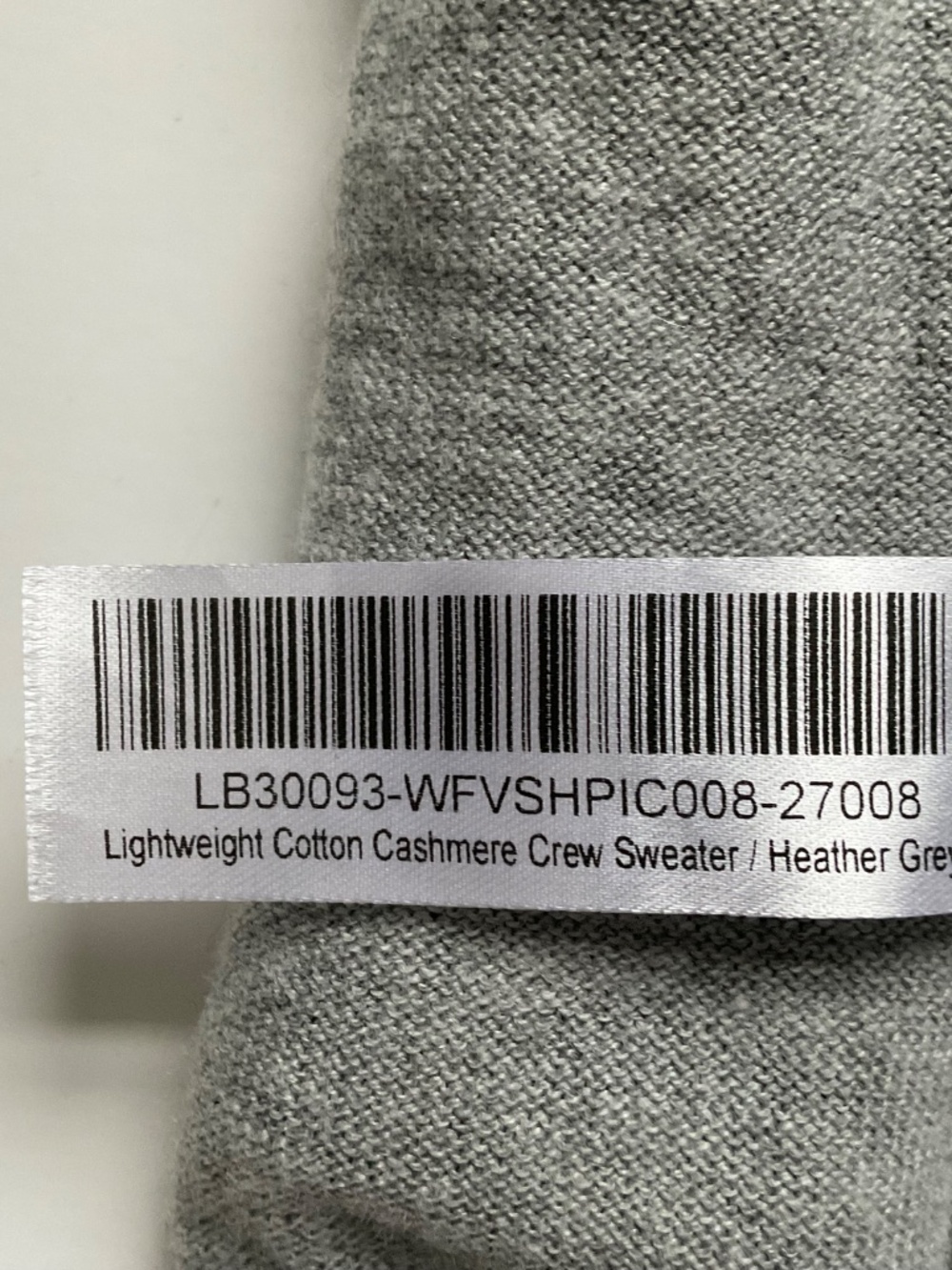 Quince Cashmere Blend Lightweight Crew Sweater Sz L Heather Grey Classic Capsule - Picture 11 of 11
